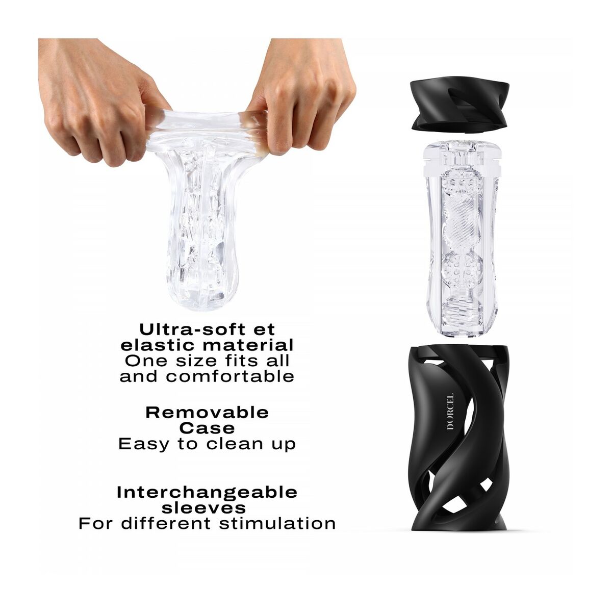 Masturberingsapparat Dorcel Svart